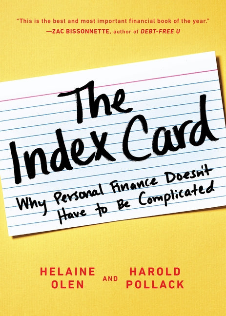 The Index Card paperback by Helaine Olen and Harold Pollack