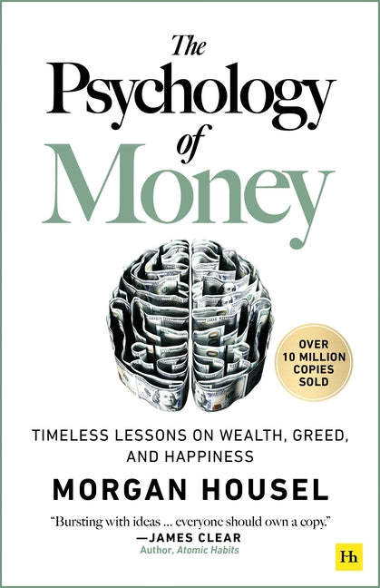 The Psychology of Money paperback cover by Morgan Housel