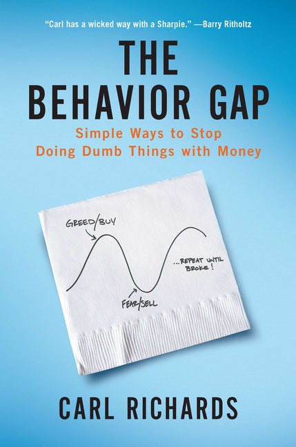 The Behavior Gap paperback by Carl Richards